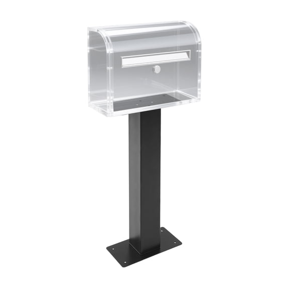 TFCFL Outside Mailbox Post Heavy Duty Mailbox Post Surface Mounting Post for Easy Install Mailbox Use 12x6x27in