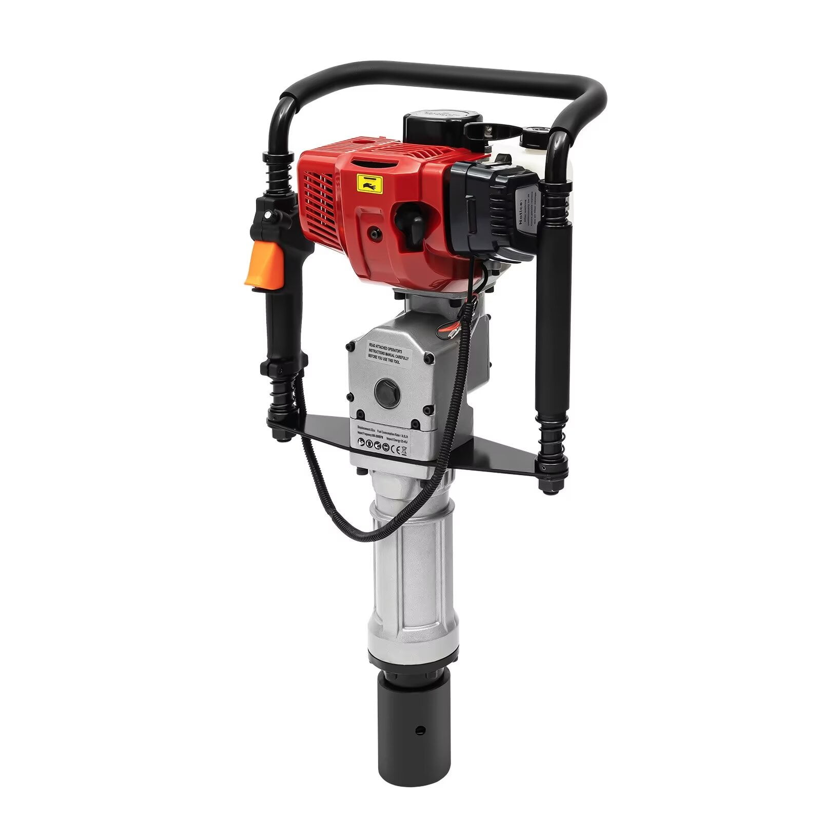 TFCFL Pile Driver Hammer, 2 Stroke 52CC Gas Powered T Post Driver