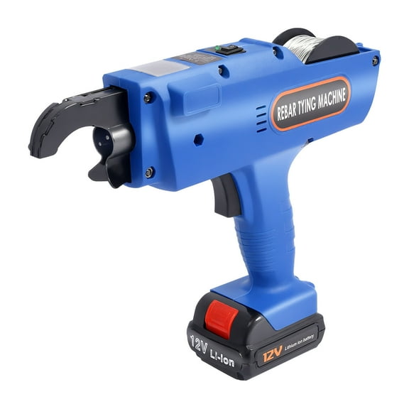 TFCFL Portable Rebar Tier Tying Machine 8-34mm Rebar Tie Gun Automatic Steel Bar Rod Tying Tool