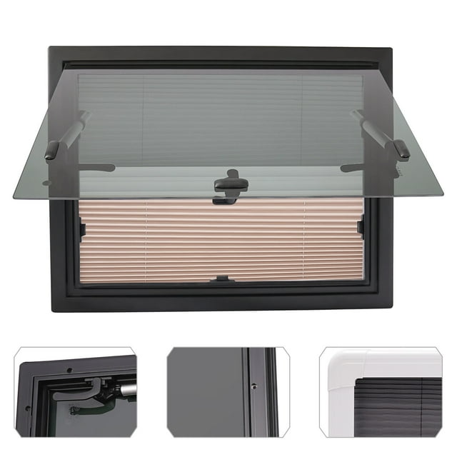 TFCFL RV Caravan Camper Van Push Out Window with Screen Trailers ...
