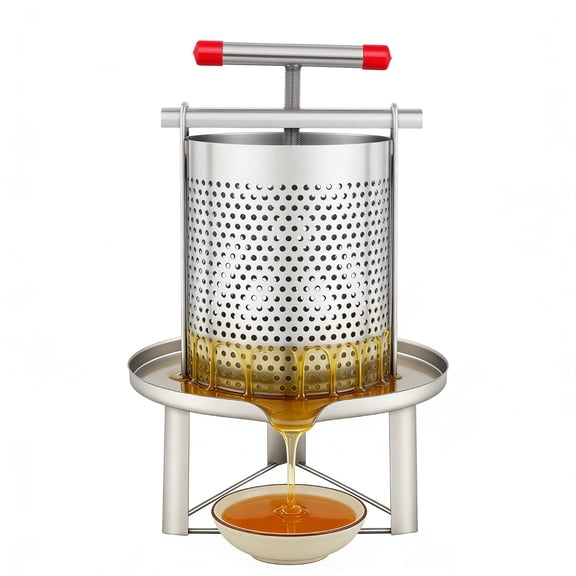 Stainless Steel Mesh Honey Wax Press Manual Honey Wax Pressing Multiple Uses Press Extractor