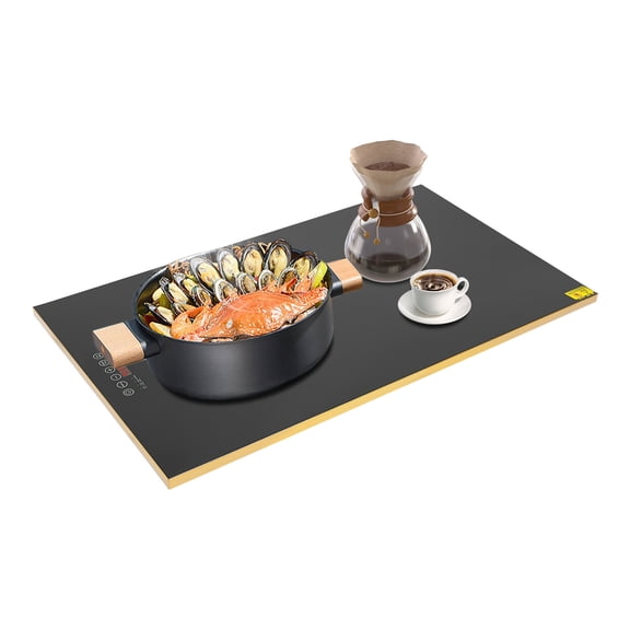 TFCFL Tabletop Food Warming Tray Food Warmer Plate Catering Buffet Electric Warming Tray 80*45CM