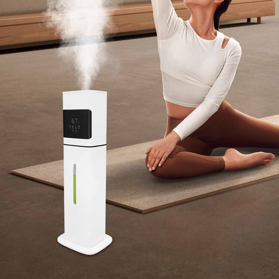 TFCFL White 3 Levels Smart Humidifier PP Humidifier 25W 2.11Gal Humidifier for Bedroom Large Room