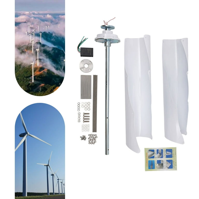 TFCFL Wind Turbine Kit,400W 12V Wind Turbine Vertical Wind Generator Kit  Electricity Producer Equipment 