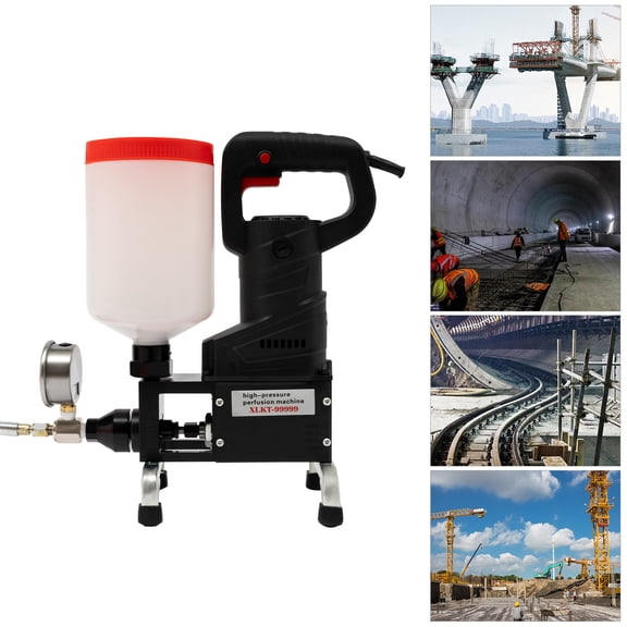 TFCFL XLKT-9999 Electric Grouting Machine 5L High Pressure Grouting Machine Grouting Injection Pump 1100W