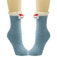 thumbnail image 1 of TFEOQRY Adult Christmas Mid-Calf Socks Cute Cartoon Accessories Mid-Calf Socks Blue, 1 of 4