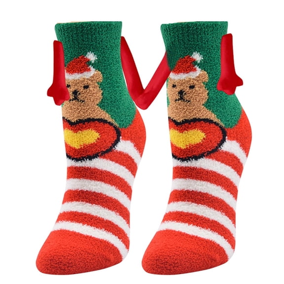 TFEOQRY Adult Christmas Winter Cotton Socks for Men and Women Mid Tube Socks Ins Fashion Colored Breathable Socks Multicolor