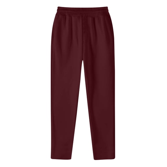 TFEOQRY Cargo Pants for Men Handsome Fashion Pringt Multi Pocket Plush Warm Work Pants Burgundy