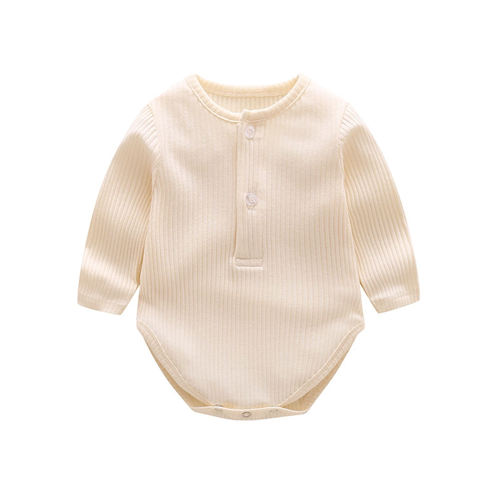 Baby Solid Color Splicing Lace Bodysuit