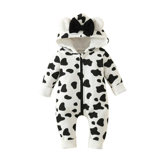TFEOQRY Infant Boys and Girls Romper Fashionable Animal Shaped Long Sleeved Hoodie Velvet Thermal Jumpsuit Rompers White