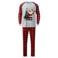 thumbnail image 1 of TFEOQRY Men's Christmas Pajamas for Family Christmas Casual Comfortable Printed Sleepwear Set Blouse Tops+Pants Set Red(Dad), 1 of 4