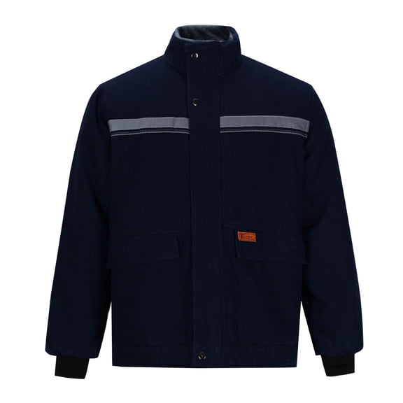 TFEOQRY Men's Hoodless Denim Outwear Solid Color Button Jackets Coverall Add Velvet Loose Coat Blue
