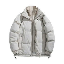 Dtydtpe Winter Jackets for Men, Men's Autumn&Winter Solid