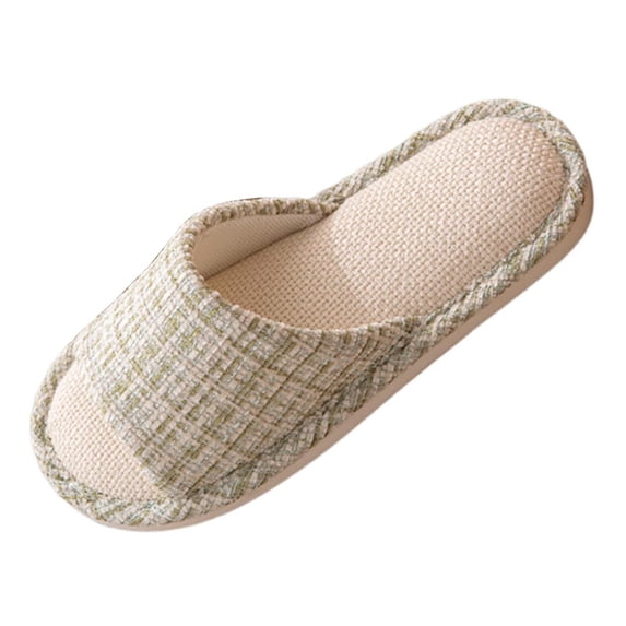 TFEOQRY Mens and Womens Couple House Slippers Open Toe Lightweight Non Slip Casual Comfort Bedroom Shoes