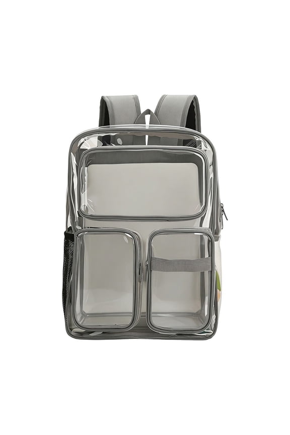 Stadium Approved Clear PVC Transparent Backpack Concert Sport Travel Security Book Bag