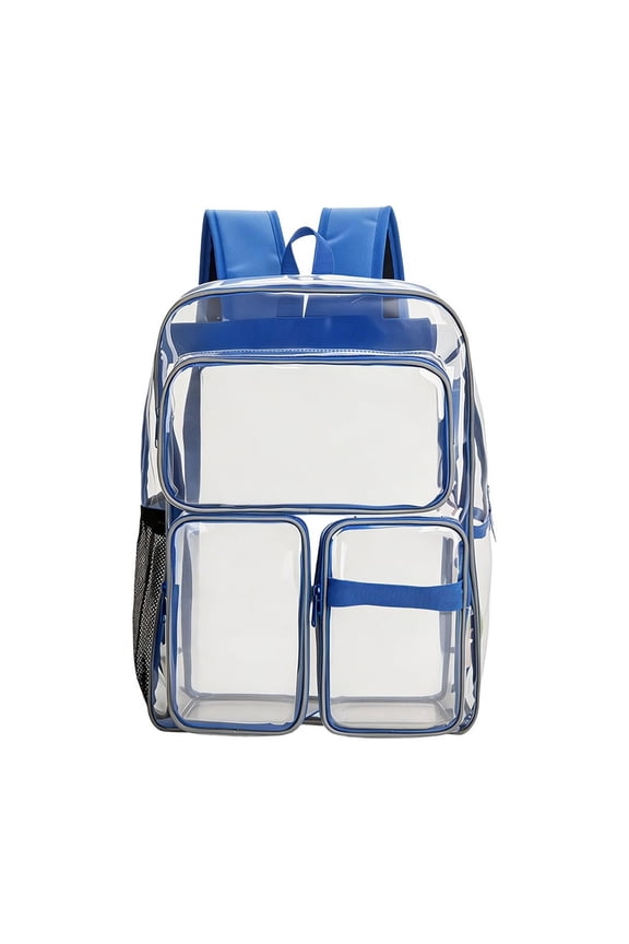 Stadium Approved Clear PVC Transparent Backpack Concert Sport Travel Security Book Bag