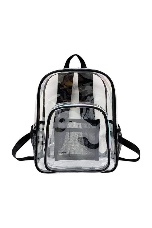 Stadium Approved Clear PVC Transparent Backpack Concert Sport Travel Security Book Bag