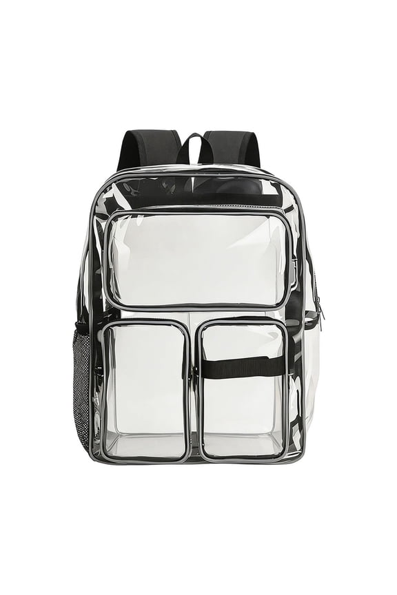 Stadium Approved Clear PVC Transparent Backpack Concert Sport Travel Security Book Bag