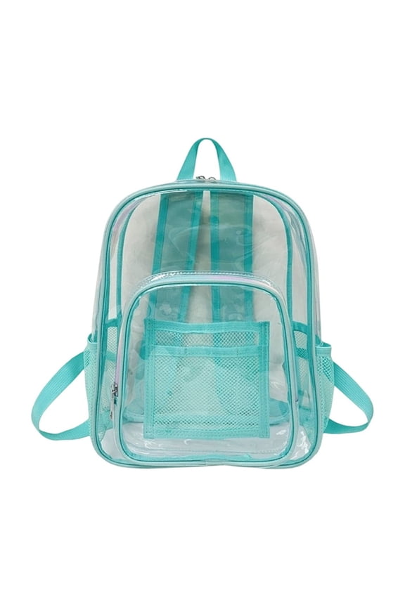Stadium Approved Clear PVC Transparent Backpack Concert Sport Travel Security Book Bag