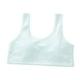 thumbnail image 1 of TFEOQRY Teen Girls' Adolescence Bra Junior High School Solid Color Comfortable Soft Bra Mint Green, 1 of 5