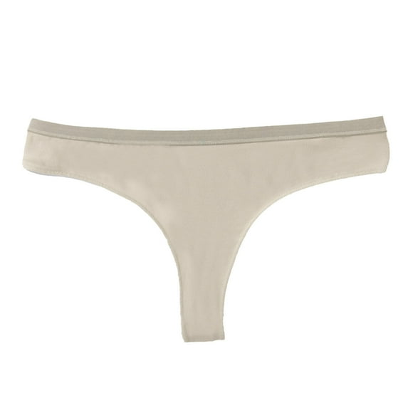 TFEOQRY Thongs for Women Solid Color Cotton High Waist Fashion Thong Leisure Breathable Briefs Dark Gray