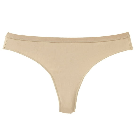 TFEOQRY Thongs for Women Solid Color Cotton Low Waiste Fashion Thong Breathable Leisure Briefs Khaki