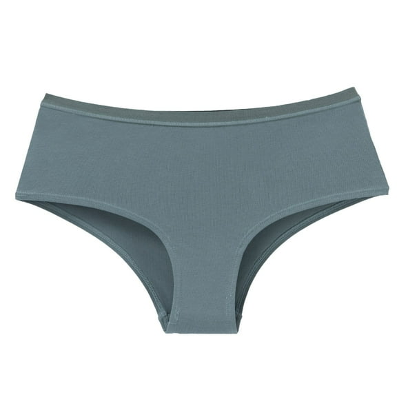 TFEOQRY Thongs for Women Solid Color Cotton Low Waiste Fashion Thong Breathable Leisure Briefs Sky Blue