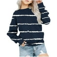 thumbnail image 1 of TFEOQRY Toddler Girls Fashion Blouse Crewneck Wave print Sweatshirt Long Sleeve Pullover Tops, 1 of 5