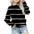 thumbnail image 1 of TFEOQRY Toddler Girls Fashion Blouse Crewneck Wave print Sweatshirt Long Sleeve Pullover Tops, 1 of 5