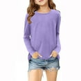 thumbnail image 1 of TFEOQRY Toddler Girls Long Sleeve Prints Shirts Cute Tops Casual Long Sleeve Round Neck Blouses Shirts, 1 of 5
