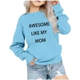 thumbnail image 1 of TFEOQRY Tween Girls And Boys Hoodless Sweatshirts Long Sleeved Printed Round Neck Top shirt, 1 of 4