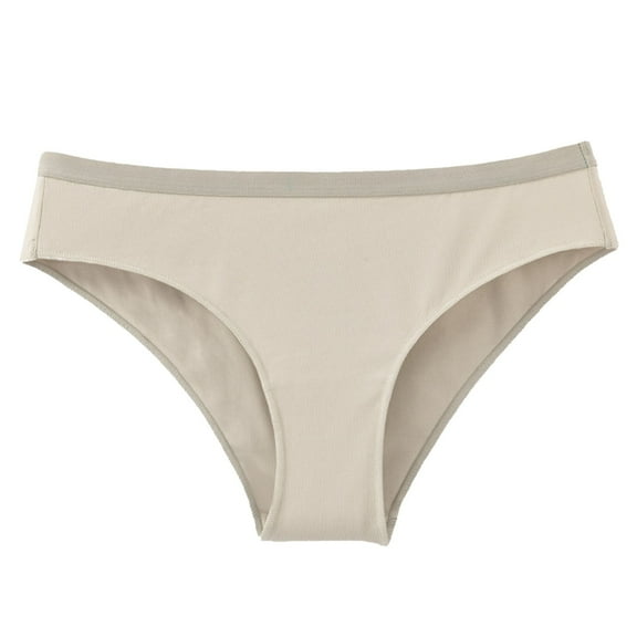 TFEOQRY Women's Briefs Underwear Solid Color Cotton High Waist Boxers Leisure Breathable Briefs Gray