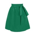 thumbnail image 1 of TFEOQRY Women's Dirndl Dress' Accessory Tie Apron Oktoberfest Carnival Party Outfit Green, 1 of 9