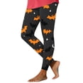thumbnail image 1 of TFEOQRY Womens Halloween Print Leggings High Waist Soft Skinny Casual Pants for Festival Party Wear, 1 of 6