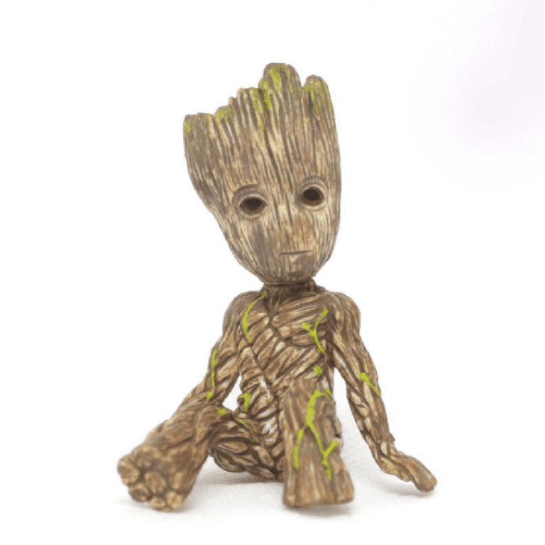 TFFR Action Figure Groot Guardians of the Galaxy Dancing Mini Sitting Groot  with In-Built Music