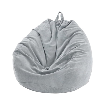 TFFR Corduroy Sofa Cover for Bean Bag Chair, Water Drop Shape Sofa Cover, Nordic Furniture Accessory