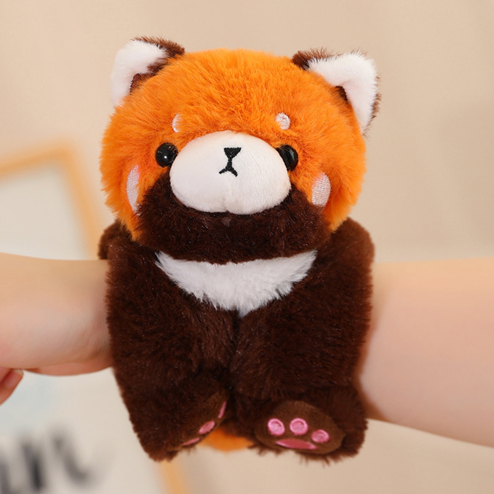 Plush Slap Bracelets Stuffed Animal Slap Bracelets Jungle Theme Party Plush Toys Gifts For Kids Huggers Slap Bracelet Animals