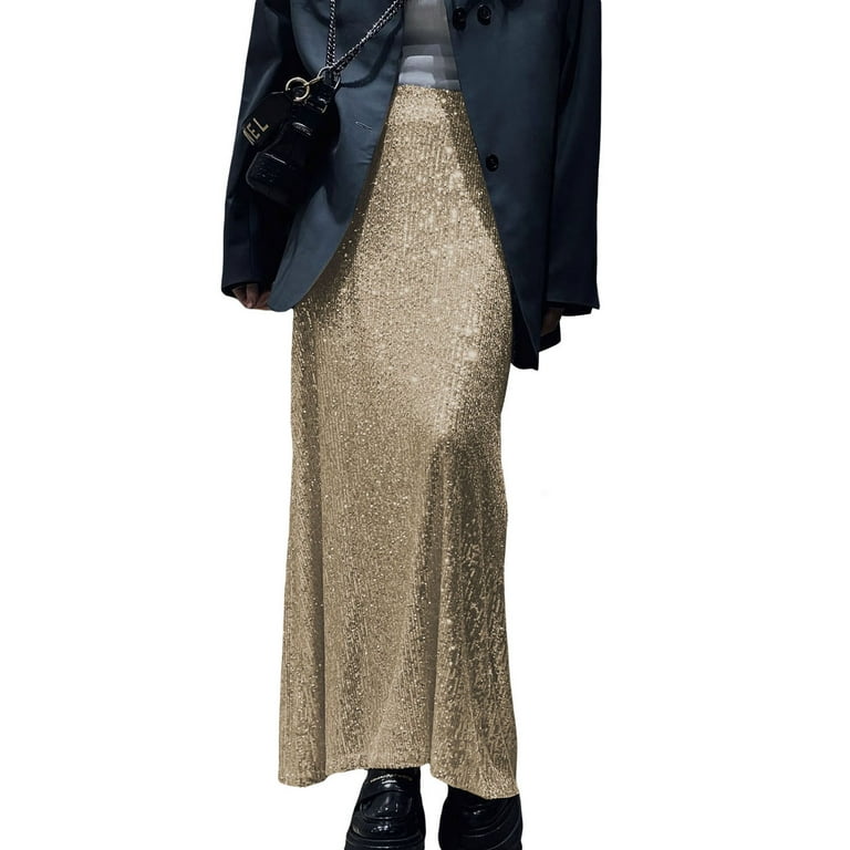 Formal sequin maxi outlet skirt