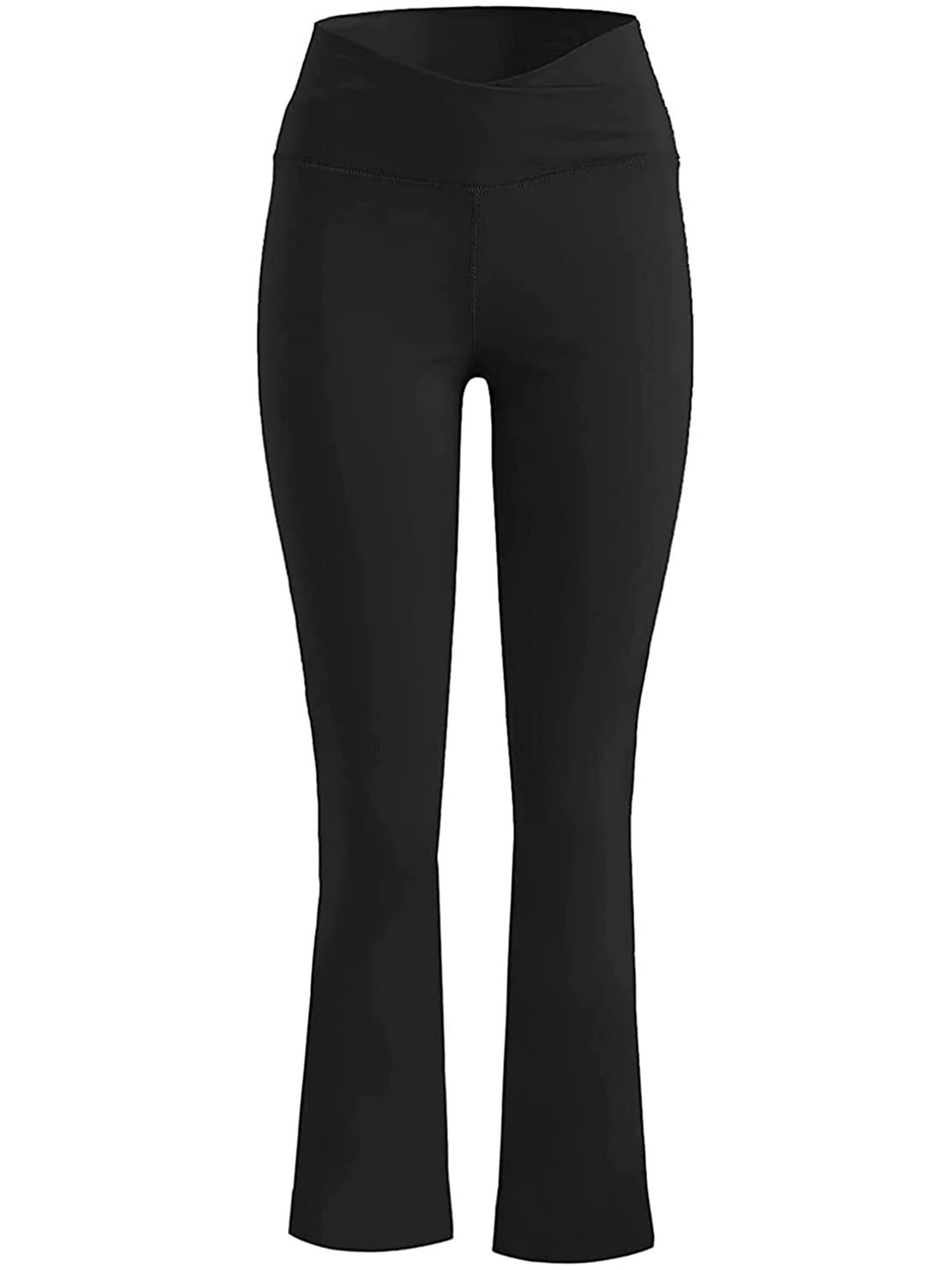 TFFR Womens Bootcut Yoga Pants Leggings High Waisted Tummy Control Yoga