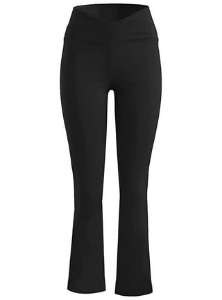 Colisha Women Lady Bootcut Yoga Pant Pocket Elastic High Waist Gym Trouser Plus  Size Stretch Workout Wide Leg Flare Bell Bottom 