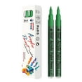 TFIVE Green Paint Marker Paint Pens 2 Pack Acrylic Permanent Marker
