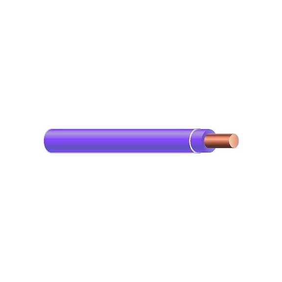 TFN; AWM Building Wire, Copper, 18 AWG, 1C, Purple, Solid, 500 ft 26986006