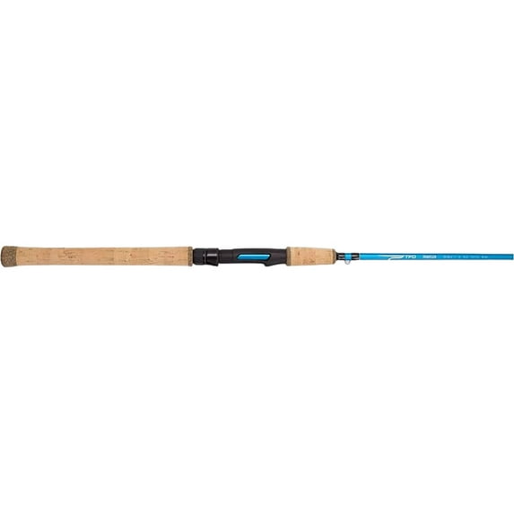 TFO Traveler 7.3 Foot 3-Piece Angler Fishing Spinning Rod with Case, Heavy Power