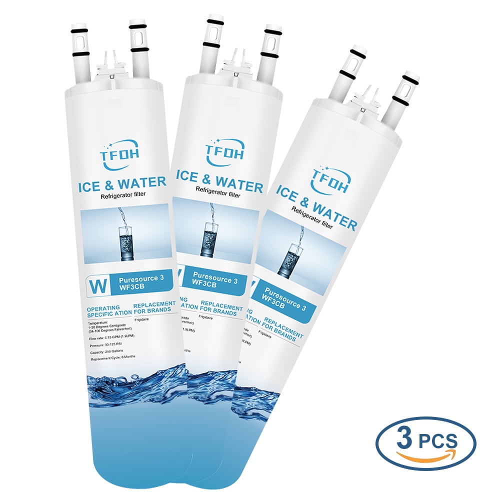 TFOH Refrigerator Water and Ice Filters compatible with Frigidaire Pure