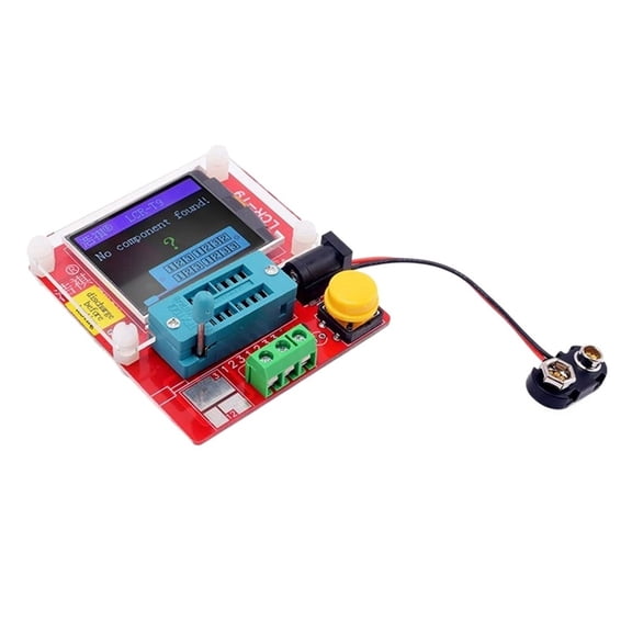 TFT Graphic Display Tester Diode Capacitance Measure Electronic Industrial Components LCR-T9 Multifunction Transistor Meter ,Clear TFT Display