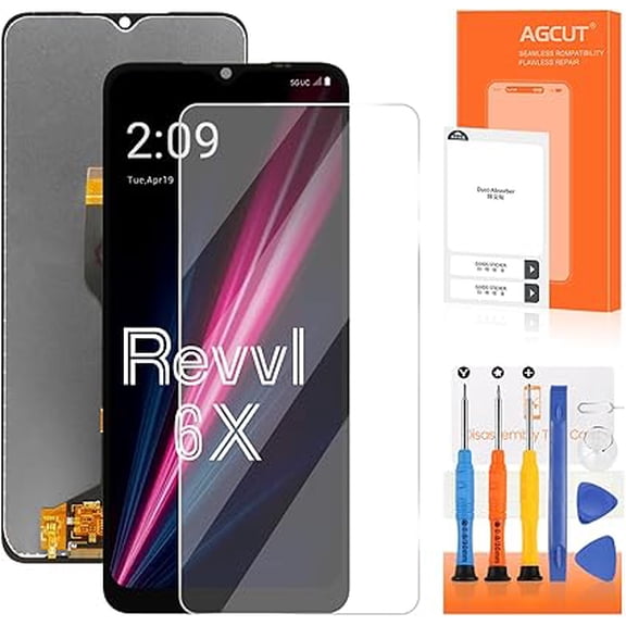 TFT for Samsung Galaxy A70 Screen Replacement for Samsung A70 LCD Display for SM-A705F SM-A705M SM-A705W SM-A705U LCD Digitizer Screen Touch Assembly Repair Part (with Fingerprint Function)