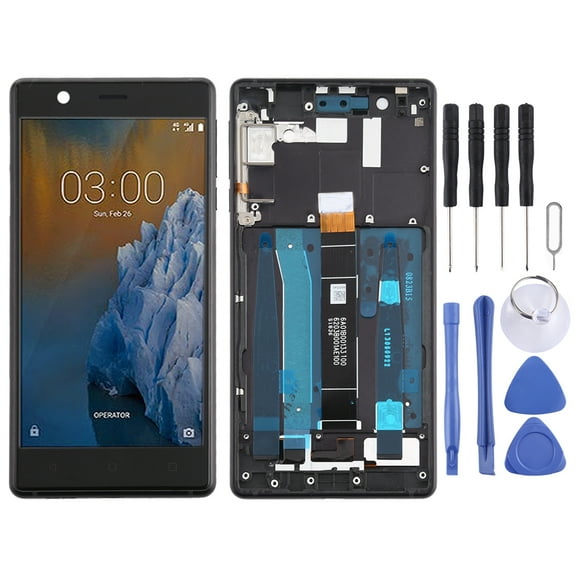 TFT LCD Screen for Nokia 3 TA-1032 Digitizer Full Assembly with Frame & Side Keys
