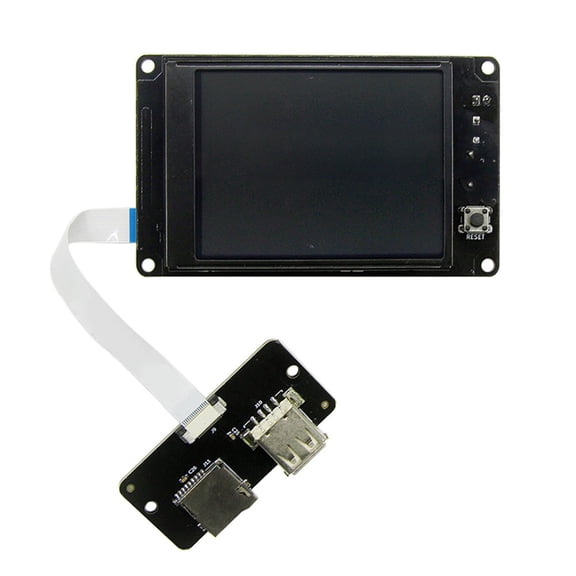 TFT V4 Touchscreen Control Board with LCD Display for Artillery for SIDEWINDER X2 Printer, Replacement Screen Panel with Physical Buttons and Ribbon Cable Interface(SW-X2 touch screen)