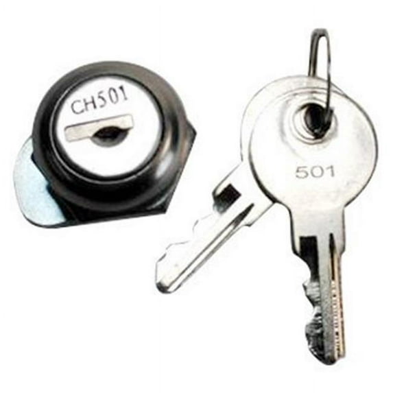 TFX Tool Box T8E-LOCKCH501 Lock Set with Key, Silver