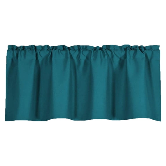 TFYZYY Blackout Valance Curtain for Kitchen and Living Room | Light Blocking Short Drapes | Soft 100% Polyester Window Treatment | Machine Washable and Easy to Clean